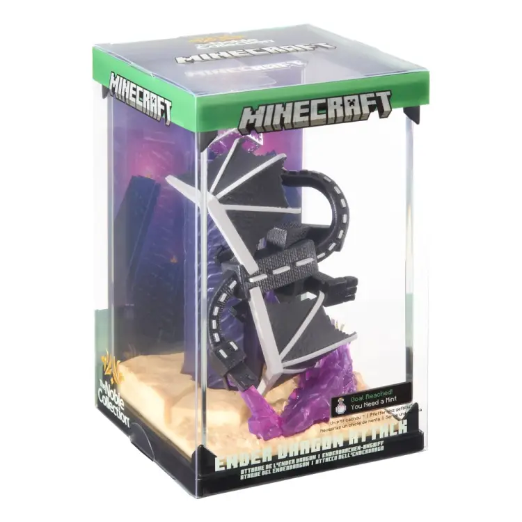 Noble Collection - MINECRAFT - Ender Dragon - Figure Diorama 17x10x10cm