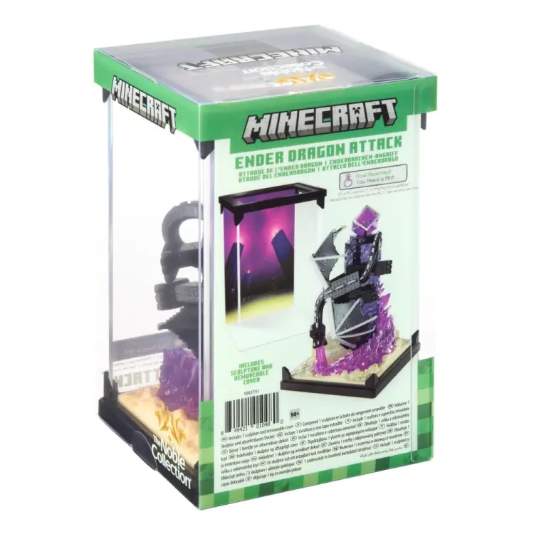 Noble Collection - MINECRAFT - Ender Dragon - Figure Diorama 17x10x10cm