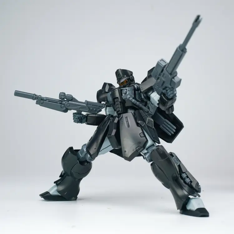 SHEIK MAINLAND - Ultra Action Trooper Zabul (Black) - Model Kit 1/144
