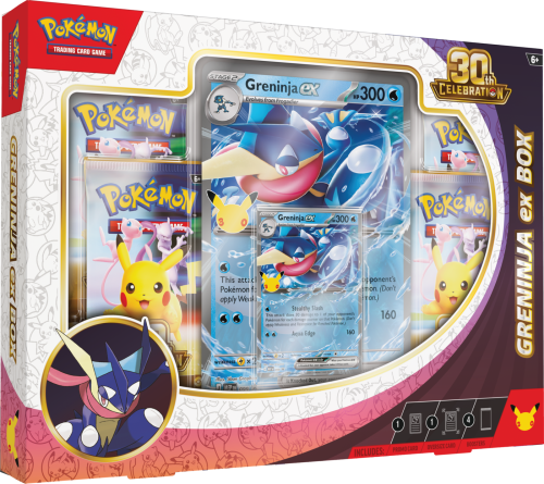Karty Pokémon: 30th Celebration - Ex Box - Greninja ex