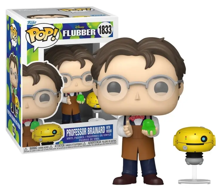 Funko - FLUBBER - POP & Buddy N° 1833 - Professor with Weebo with Chase