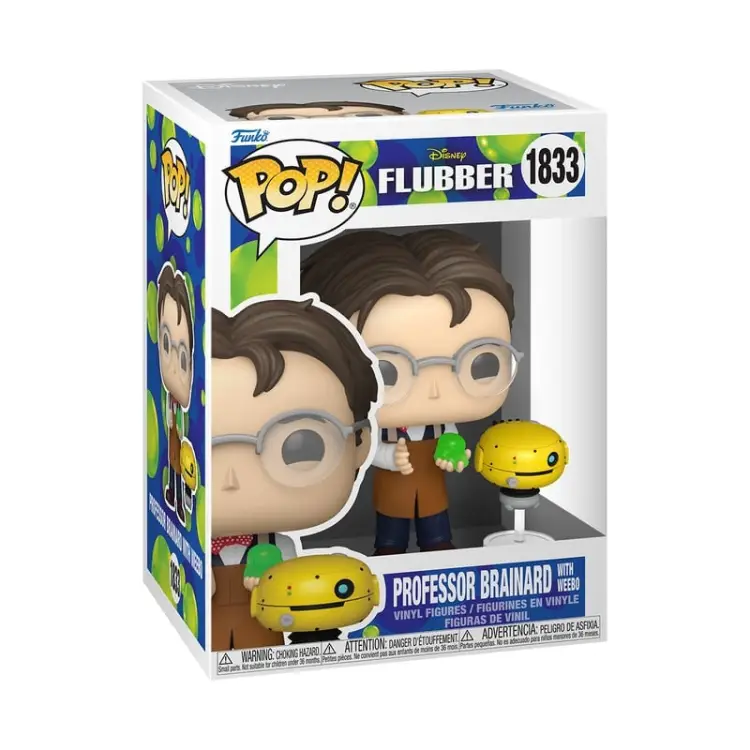 Funko - FLUBBER - POP & Buddy N° 1833 - Professor with Weebo with Chase