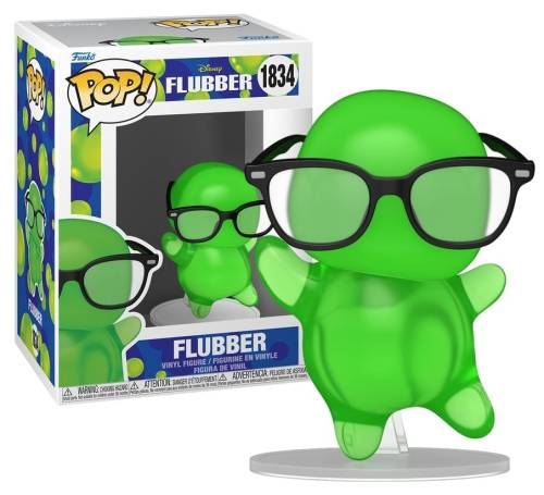 Funko - FLUBBER - POP Disney N° 1834 - Flubber with Glasses (Translucent)