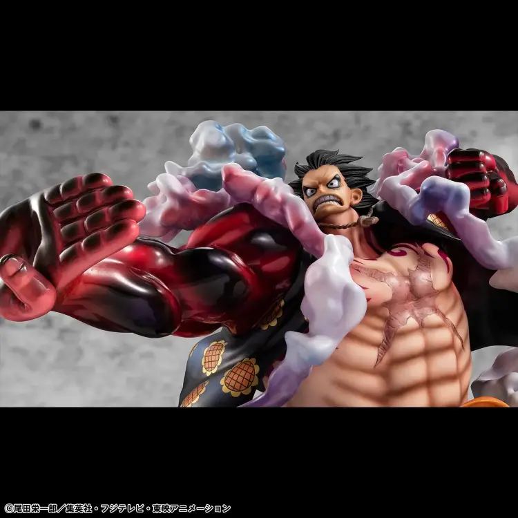 Megahouse ONE PIECE - Luffy Gear 4 Boundman - Statue P.O.P. Limited Ed.