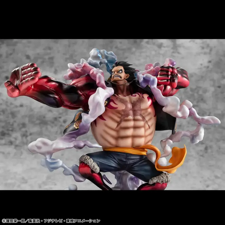 Megahouse ONE PIECE - Luffy Gear 4 Boundman - Statue P.O.P. Limited Ed.