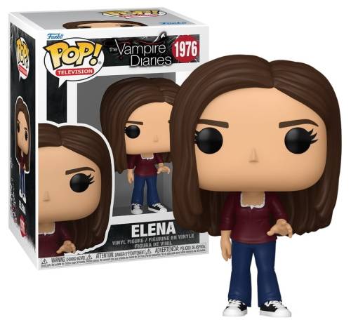 Funko - VAMPIRE DIARIES - POP TV N° 1976 - Elena Gilbert with Chase