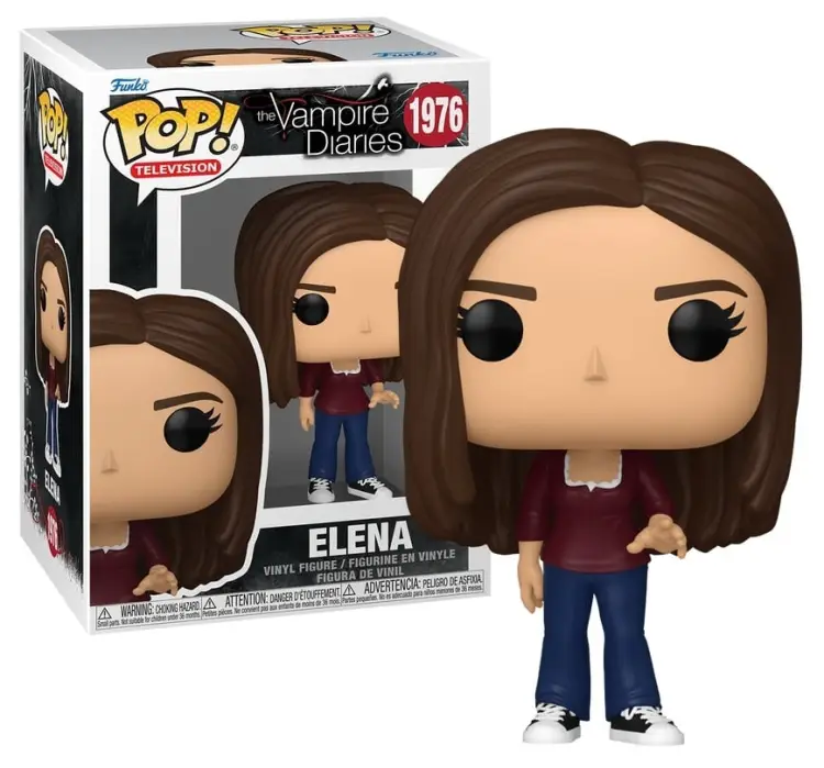 Funko - VAMPIRE DIARIES - POP TV N° 1976 - Elena Gilbert with Chase