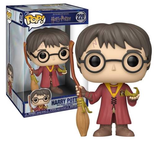 Funko POP! Harry Potter - Harry Potter - Harry Potter with Nimbus 2000 Jumbo #220