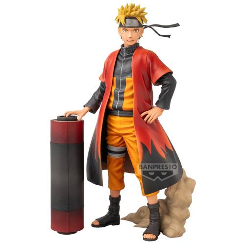 Banpresto - NARUTO SHIPPUDEN - Naruto Uzumaki - Figure Premium The Brush 30cm