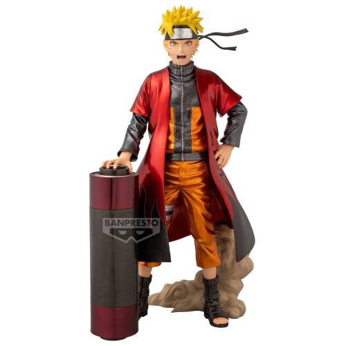 Banpresto - NARUTO SHIPPUDEN - Naruto Uzumaki - Figure Premium The Metallic 30cm