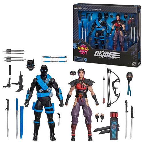 Hasbro - G.I. JOE - Snake Eyes & Kim Arashikage - Fig. Classified Series 15cm