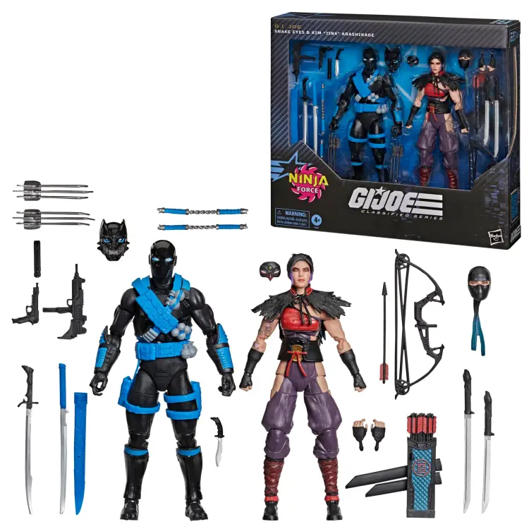 Hasbro - G.I. JOE - Snake Eyes & Kim Arashikage - Fig. Classified Series 15cm