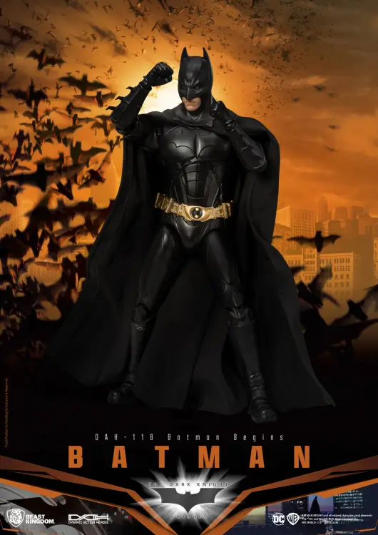 Beast Kingdom - BATMAN BEGINS - Batman - Dynamic Action Heroes 21cm