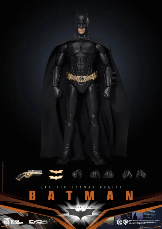 Beast Kingdom - BATMAN BEGINS - Batman - Dynamic Action Heroes 21cm
