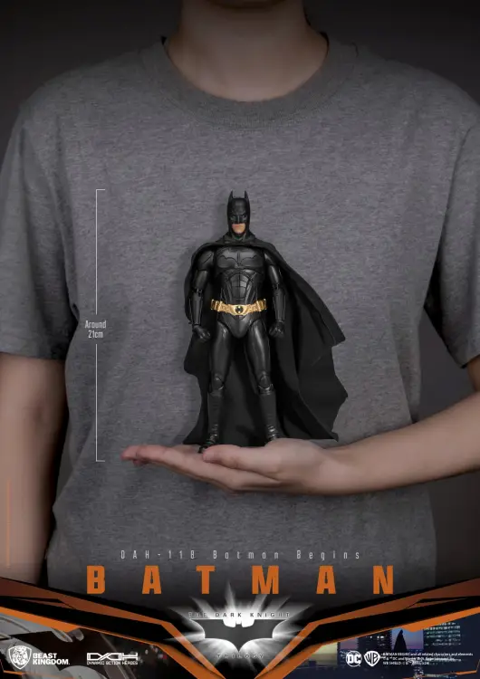 Beast Kingdom - BATMAN BEGINS - Batman - Dynamic Action Heroes 21cm