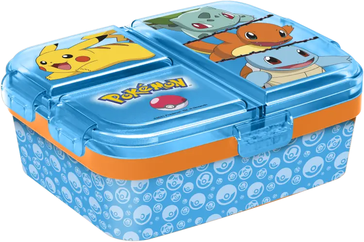 POKEMON - Starter - Lunch Box wielokomorowy