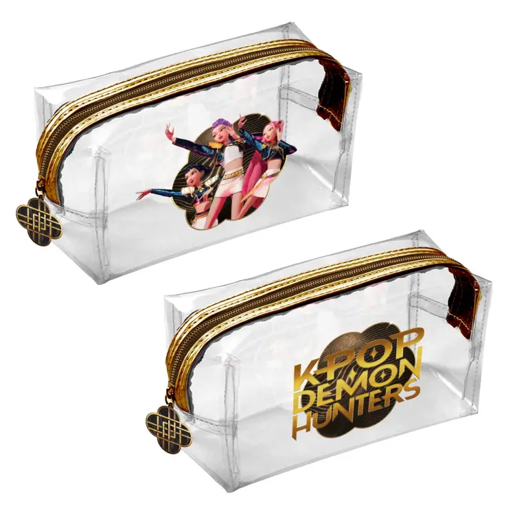 Pyramid - K-POP DEMON HUNTERS - Golden - Transparent Pencil Case