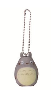 Semic - MY NEIGHBOR TOTORO - Big Totoro - Flocking Keychain