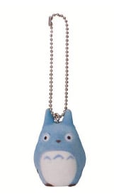 Semic - MY NEIGHBOR TOTORO - Medium Totoro - Flocking Keychain