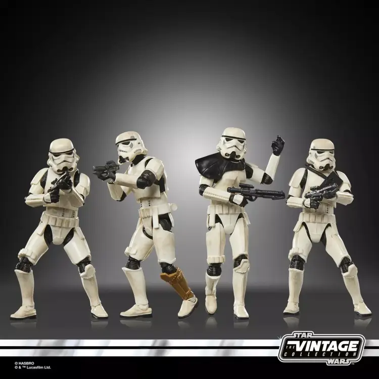 Hasbro - STAR WARS - Remnant Stormtrooper - Multipack 4 Fig. Vintage Coll. 10cm