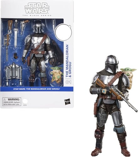 Hasbro - THE MANDALORIAN & GROGU - Mando & Grogu - Figure Black Series 15cm