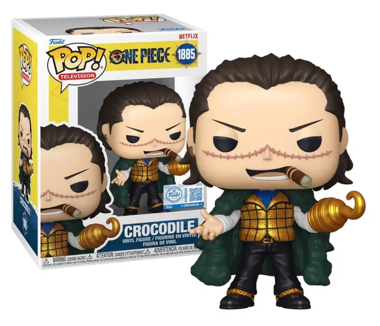 Funko - ONE PIECE NETFLIX - POP TV N° 1885 - Crocodile