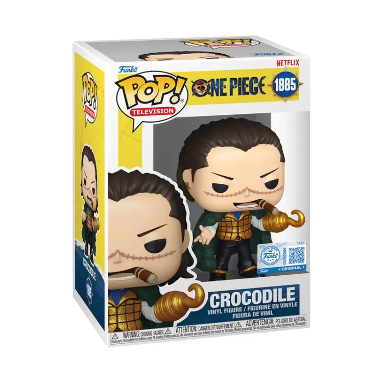Funko - ONE PIECE NETFLIX - POP TV N° 1885 - Crocodile