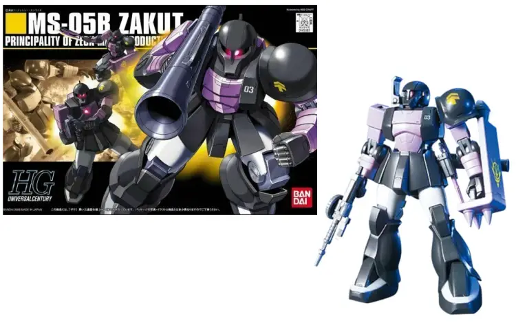 Bandai Gundam HGUC 1/144 MS-05B Zaku 1 - model do składania