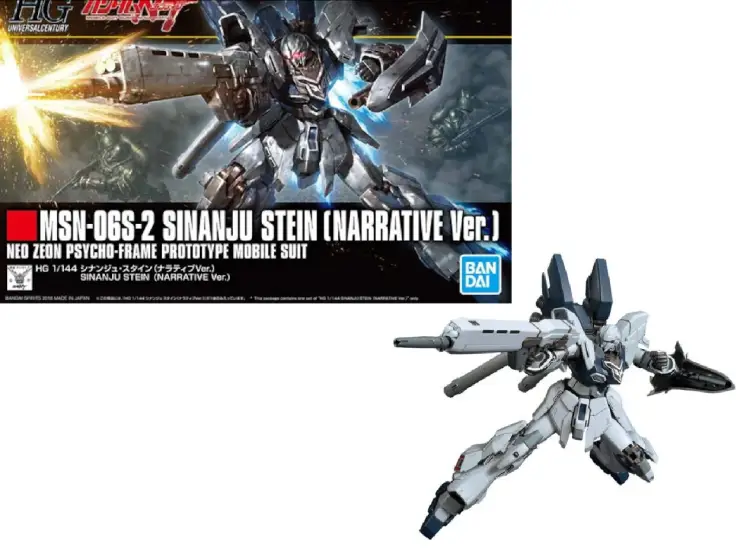 Bandai Gundam HGUC 1/144 MSN-06S-2 Sinanju Stein Narrative Ver. - model do składania