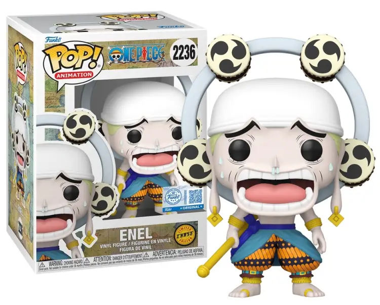 Funko - ONE PIECE - POP Animation N° 2236 - Enel with Chase