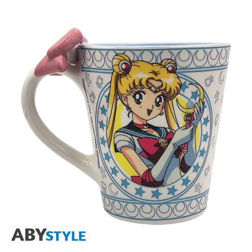 ABYstyle Sailor Moon - Sailor Moon & Luna - Kubek z uchwytem 3D 250ml