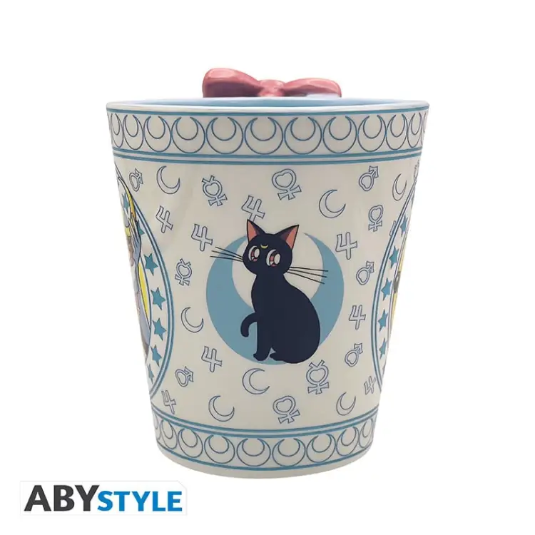 ABYstyle Sailor Moon - Sailor Moon & Luna - Kubek z uchwytem 3D 250ml