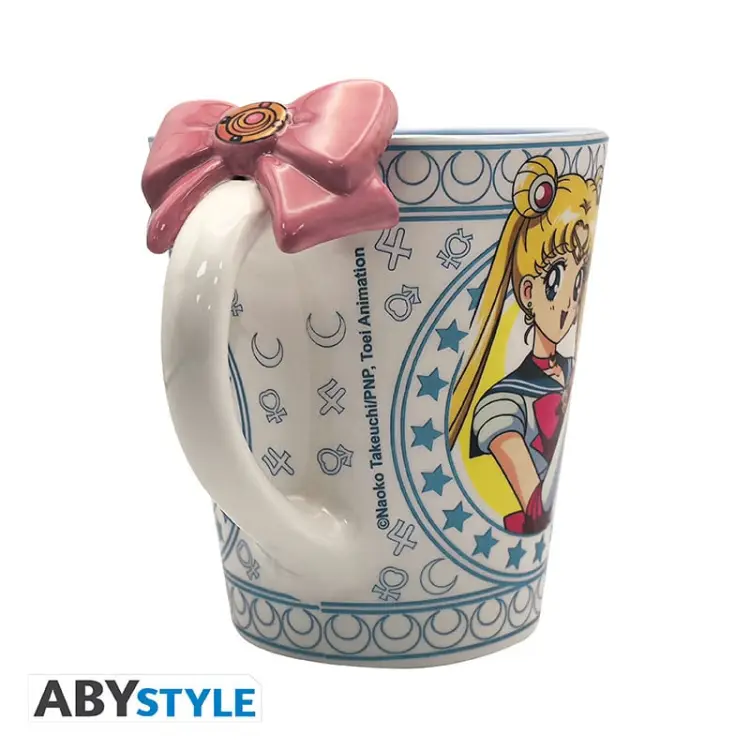 ABYstyle Sailor Moon - Sailor Moon & Luna - Kubek z uchwytem 3D 250ml