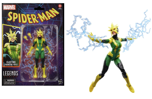 MARVEL - Electro (Francine Frye) - Figurka Legends Series 15cm