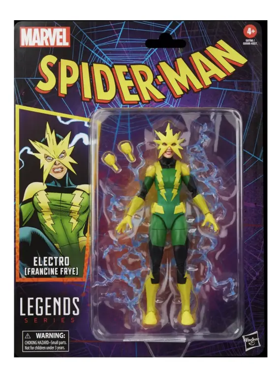 MARVEL - Electro (Francine Frye) - Figurka Legends Series 15cm