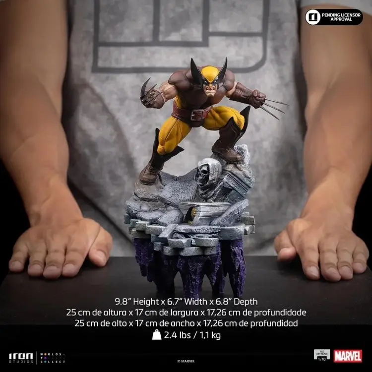 Iron Studios - X-MEN - Wolverine Infinity Gauntlet Diorama - Art Scale 1/10 25cm
