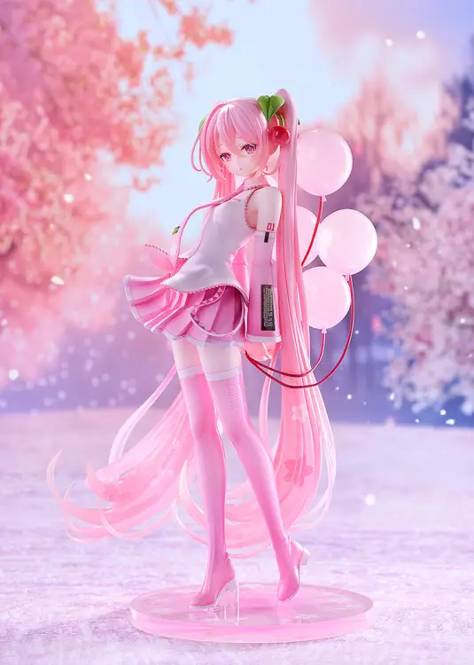 Goodsmile - HATSUNE MIKU - Sakura Miku GSC Illustration - Statue 1/7 26cm
