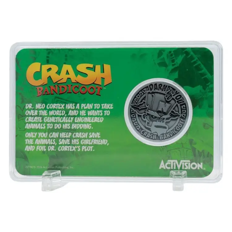 Fanattik - CRASH BANDICOOT - Limited Edition Coin
