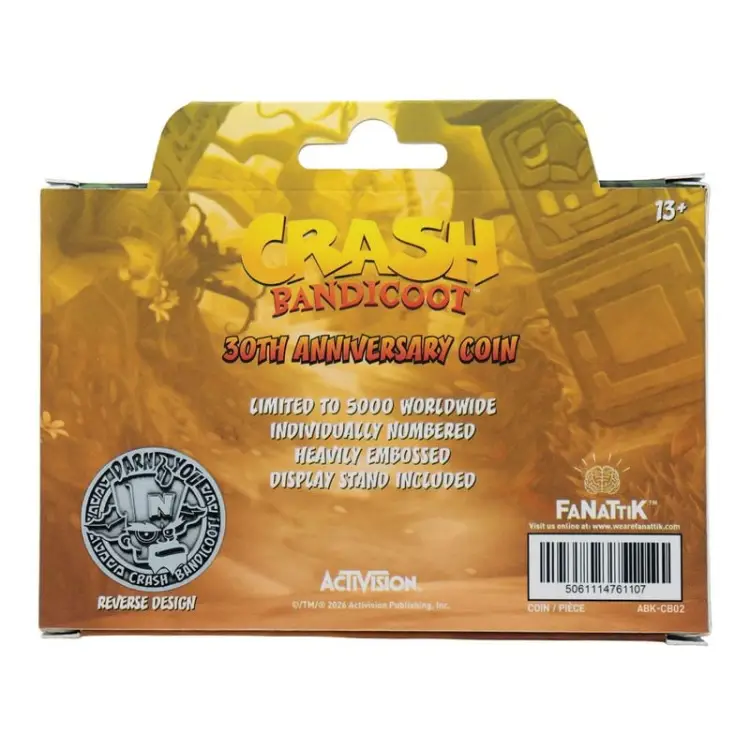 Fanattik - CRASH BANDICOOT - Limited Edition Coin