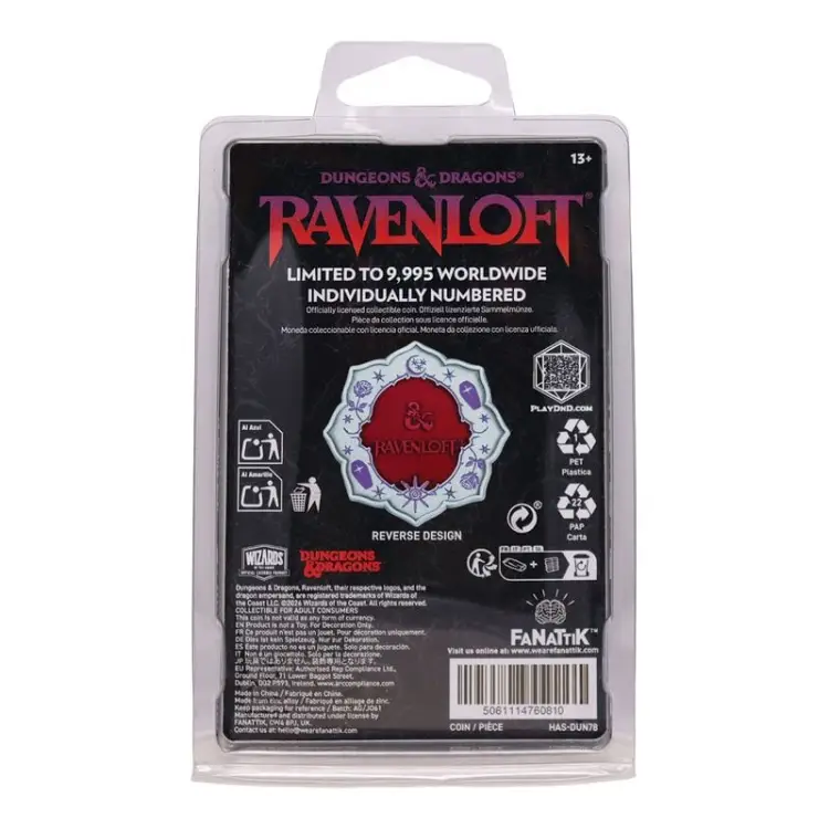 Fanattik - DUNGEONS & DRAGONS - Ravenloft - Limited Edition Coin