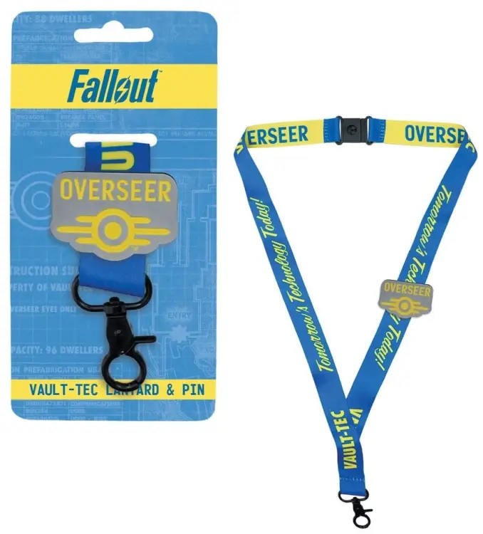 Fanattik - FALLOUT - Vault-Tec Overseer - Lanyard & Limited Edition Pin's