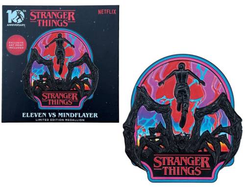Fanattik - STRANGER THINGS - Eleven & Mind Flayer - Limited Edition Medaillon