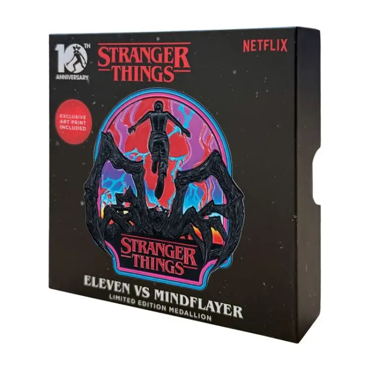 Fanattik - STRANGER THINGS - Eleven & Mind Flayer - Limited Edition Medaillon