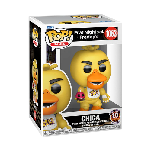 Funko - FIVE NIGHTS AT FREDDY'S - POP Games N° 1063 - Chica