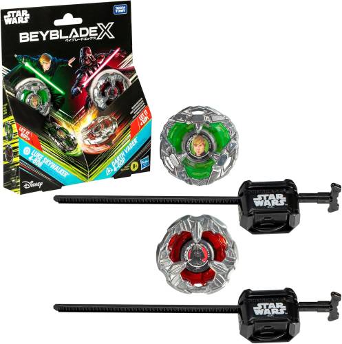 BEYBLADE X - Zestaw podwójny Star Wars Luke 4-80B i Darth Vader 4-60P