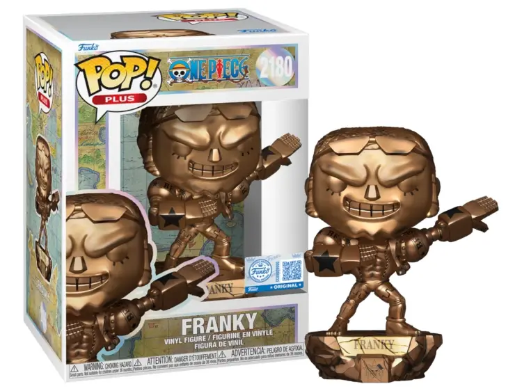 Funko POP! One Piece - Franky Bronze #2080 + Hard Protector