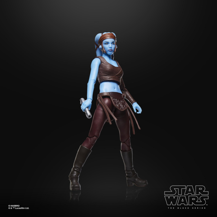 STAR WARS 3 - Aayla Secura - Figurka czarna seria 15 cm