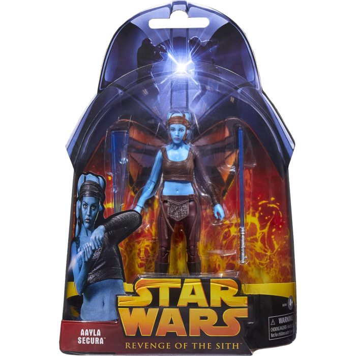 STAR WARS 3 - Aayla Secura - Figurka czarna seria 15 cm
