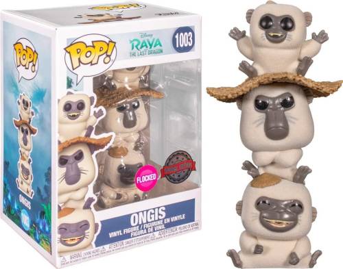 Funko pop! Disney - Ongis Flocked #1003 Raya the last dragon