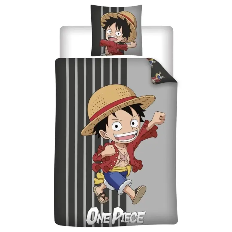 AyMax - One Piece - Chibi Duvet Cover Set 140x200cm + 65x65cm